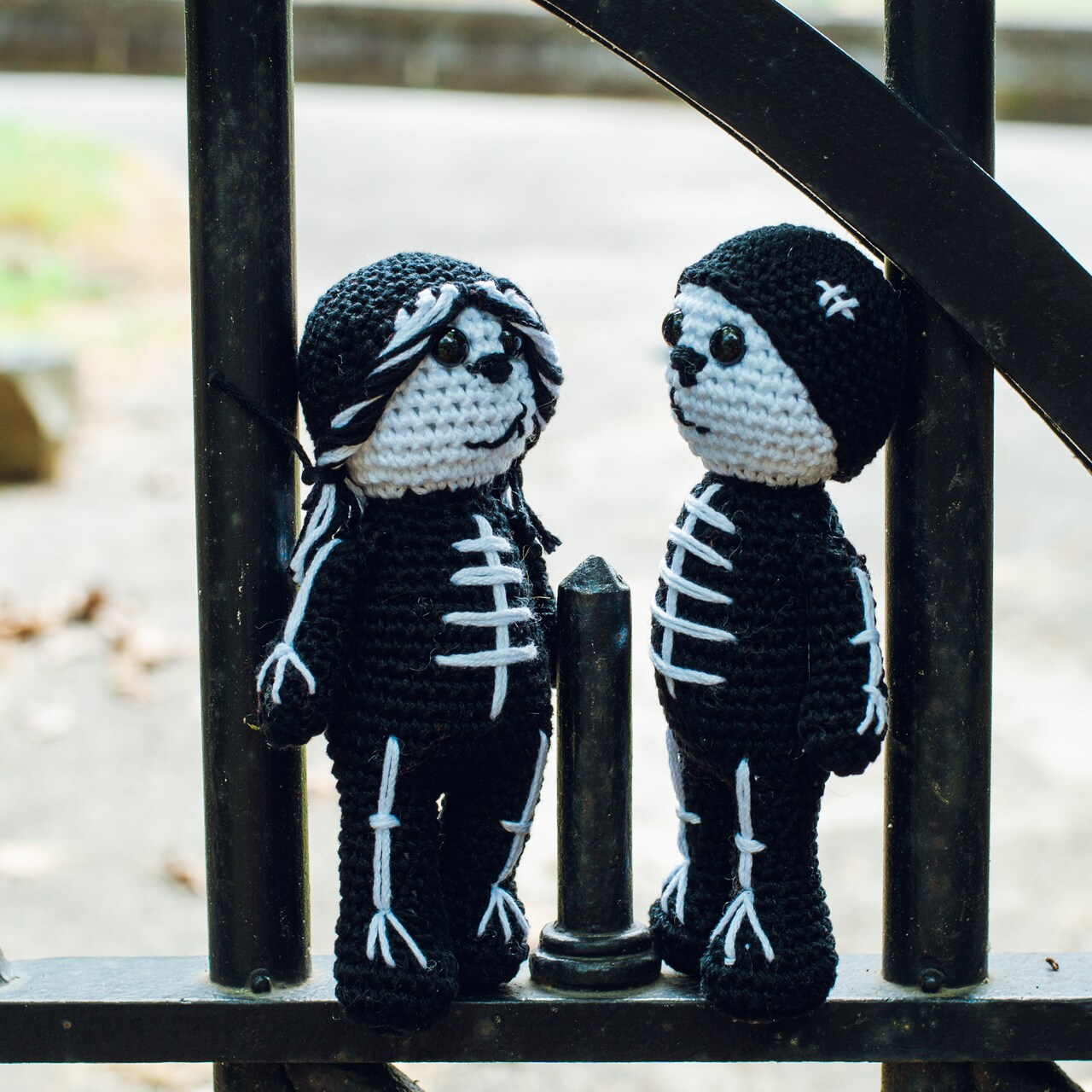 Learn To Make Amigurumi with Mr. & Mrs. Skeleton and Lion Brand®